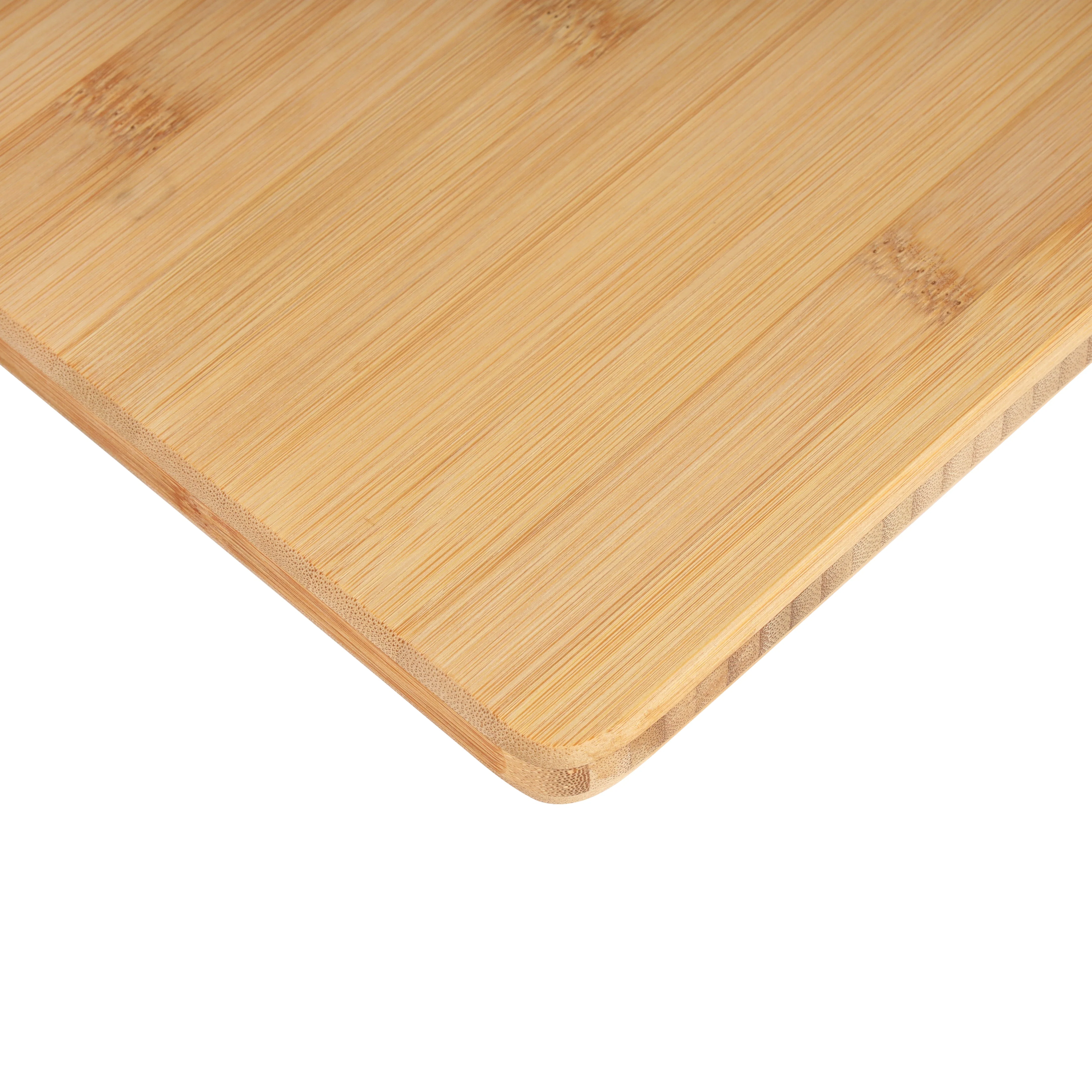 Royalford RF5380 Organic Bamboo Cutting Board | Ergonomic Handle |  Eco-Friendly, Durable & Naturally Antibacterial Kitchen Chopping Board for Vegetables, Meat & Bread - Image 5