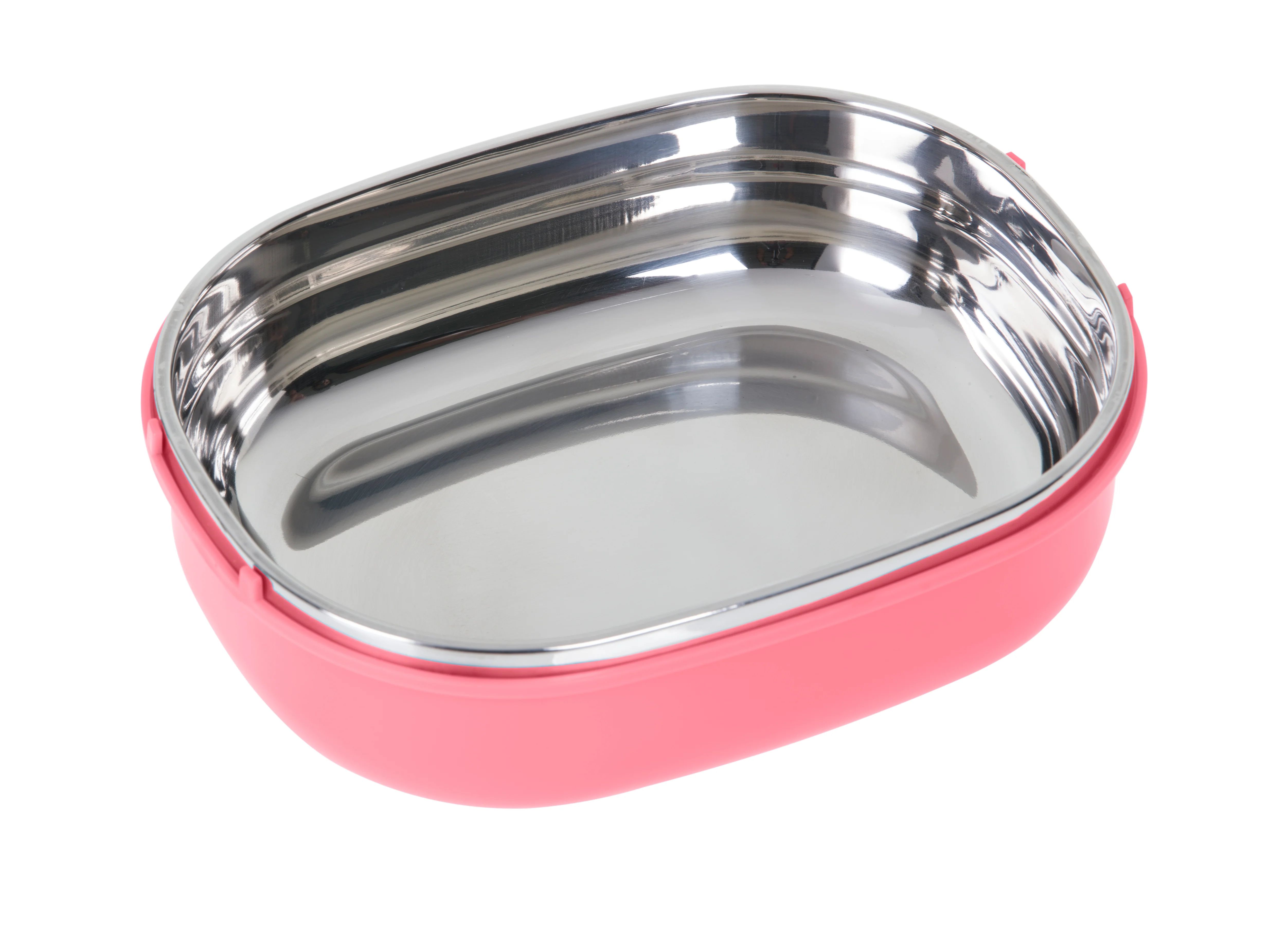 Royalford RF5652PN Square Lunch Box| Stainless Steel Inner & Vacuum Insulated Leak-Proof Food Container| Sealing Ring, Portable Handle, BPA Free and Food Grade| - Image 5