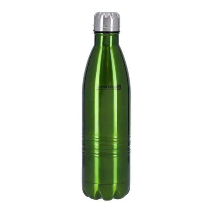 Royalford RF5770GR Stainless Steel Double Wall Vacuum Bottle | Hot & Cold Insulated | Leak Resistant | Perfect for Office, Travel , Gym , School & Outdoor Activities - Image 4