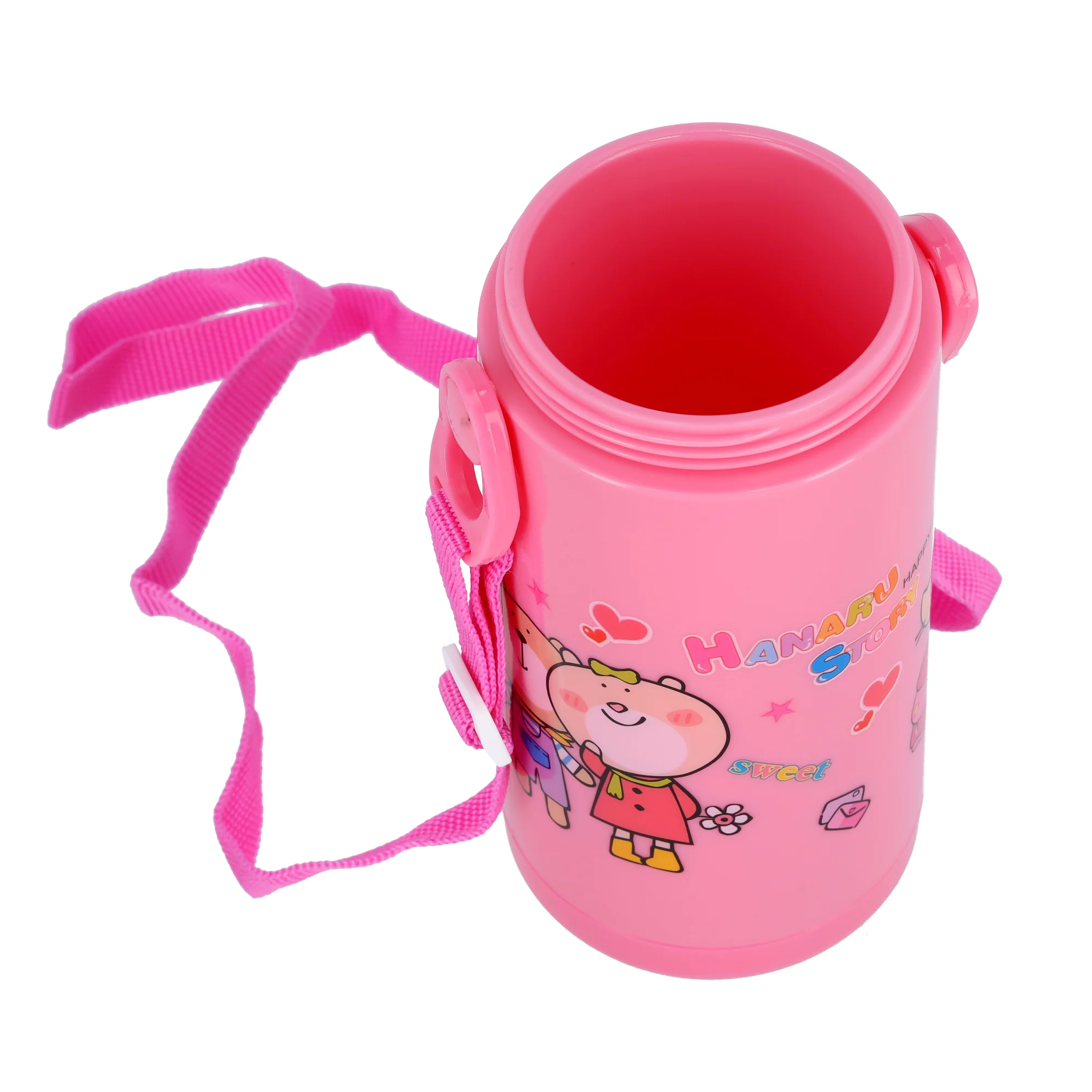 Royalford RF6420RD Kids Water Bottle| 350ML, Adjustable Carry Strap & Leakproof Flip Top Lid | BPA Free Plastic School Water Bottle for Kids, Travel & Outdoor Use| - Image 5