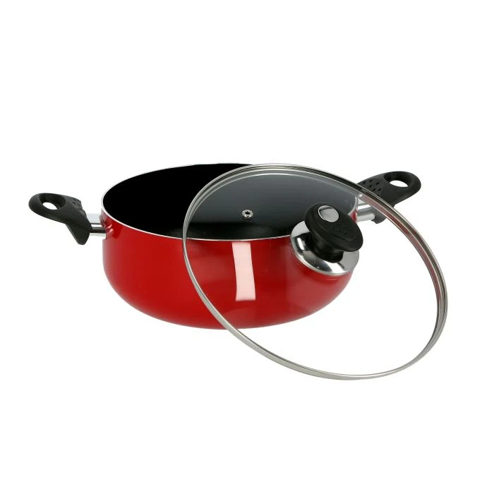 Royalford RF6443 Non-Stick Ceramic Casserole with Glass Lid 30 cm- Durable Non-stick Coating, High-Quality Construction with Comfortable Resistant Handle | Non-Stick Dish for Gas, Induction & Ceramic Hobs - Image 3