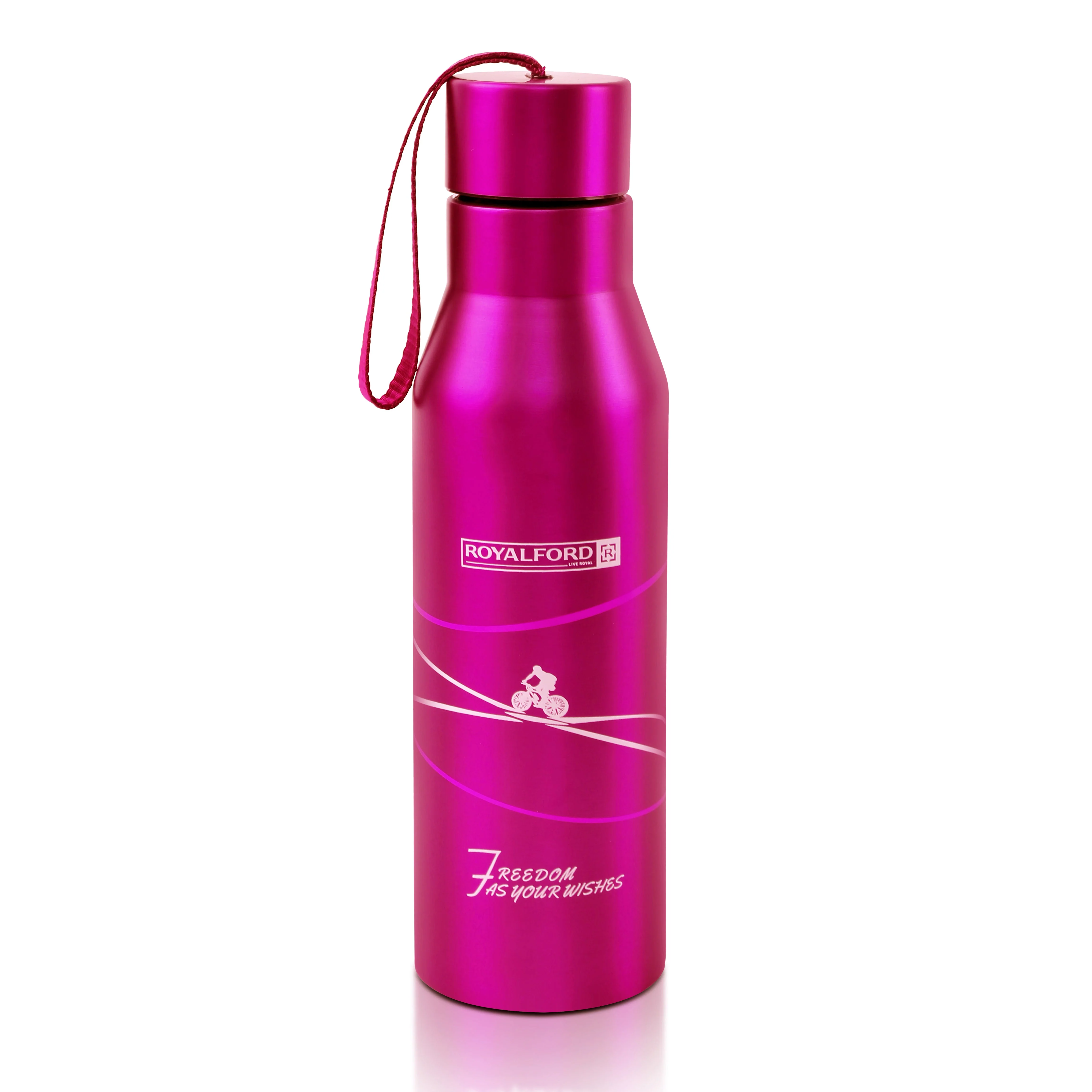 RoyalFord RF6605PN Vacuum Bottle| featuring double-wall insulation, 304 stainless steel & leak-resistant design| hot/cold retention, Reusable and Eco-Friendly |