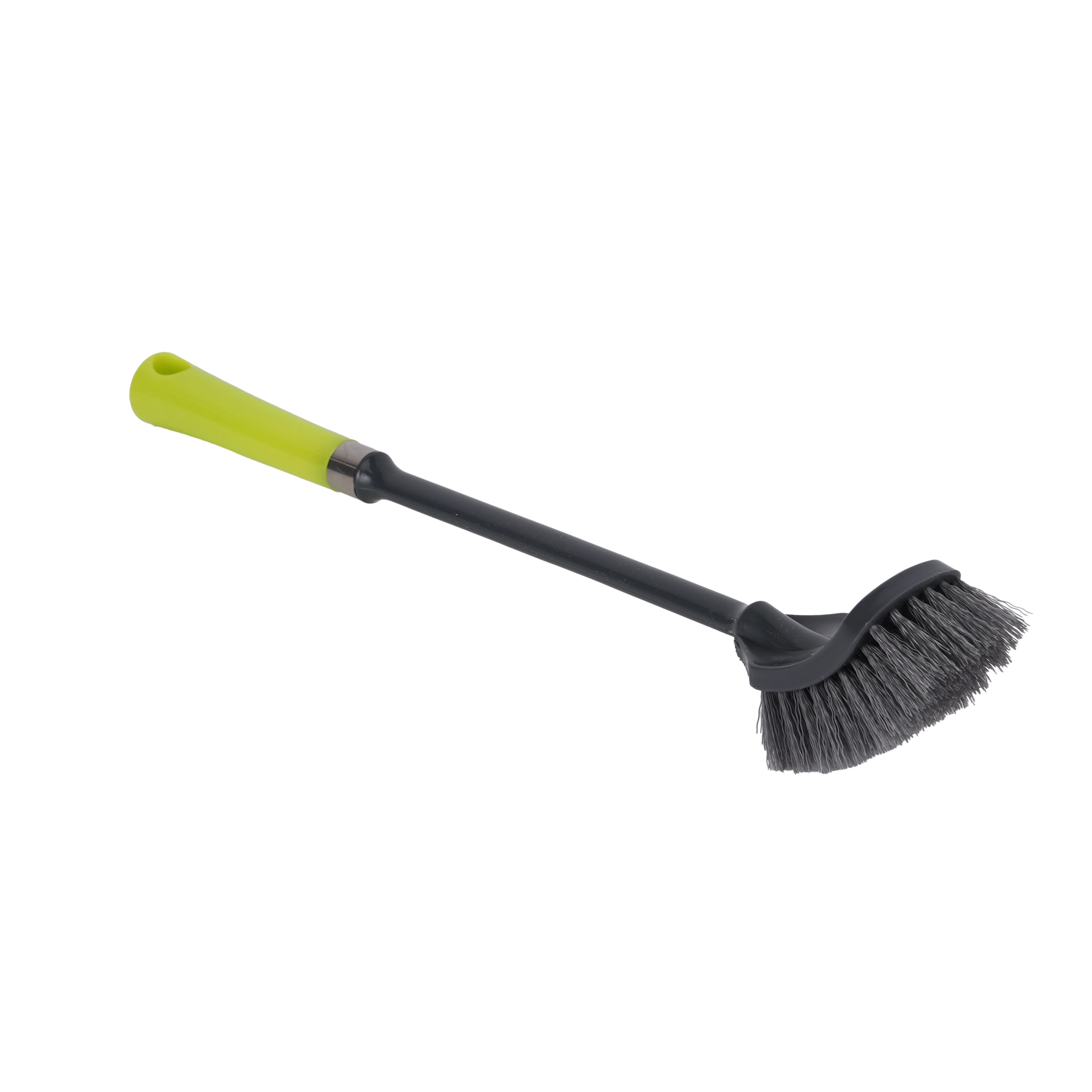 Royalford RF6997GR toilet brush| long handle, ergonomic grip and flexible bristles for deep cleaning| scratch-free, and durable PP+PET material, for all toilet| - Image 5