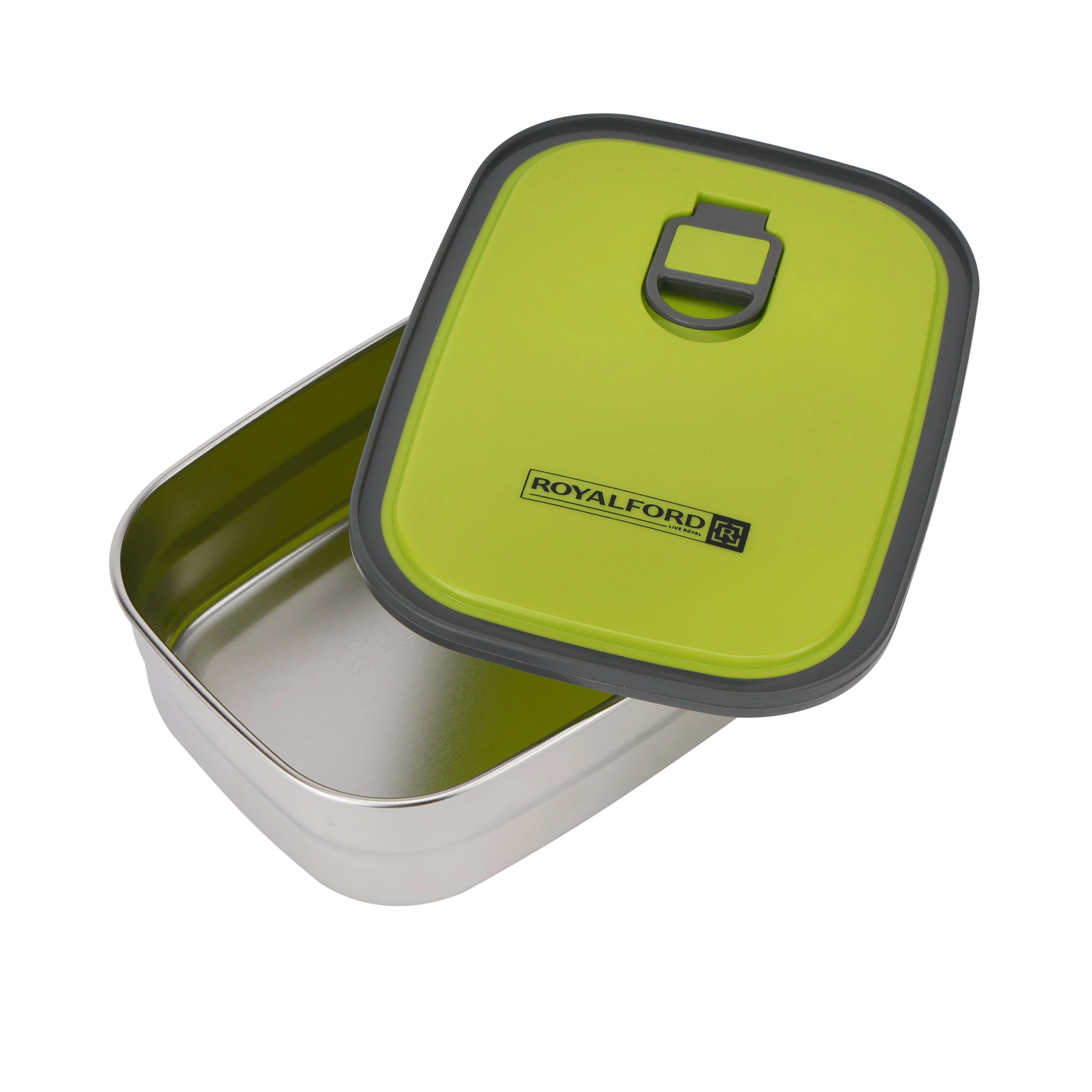 Royalford RF7014 680ML Stainless Steel Rectangular Food Container | Airtight Leakproof Lid| BPA Free | Food Grade Lunch Box | Perfect for Office, School & Travel Use - Image 4
