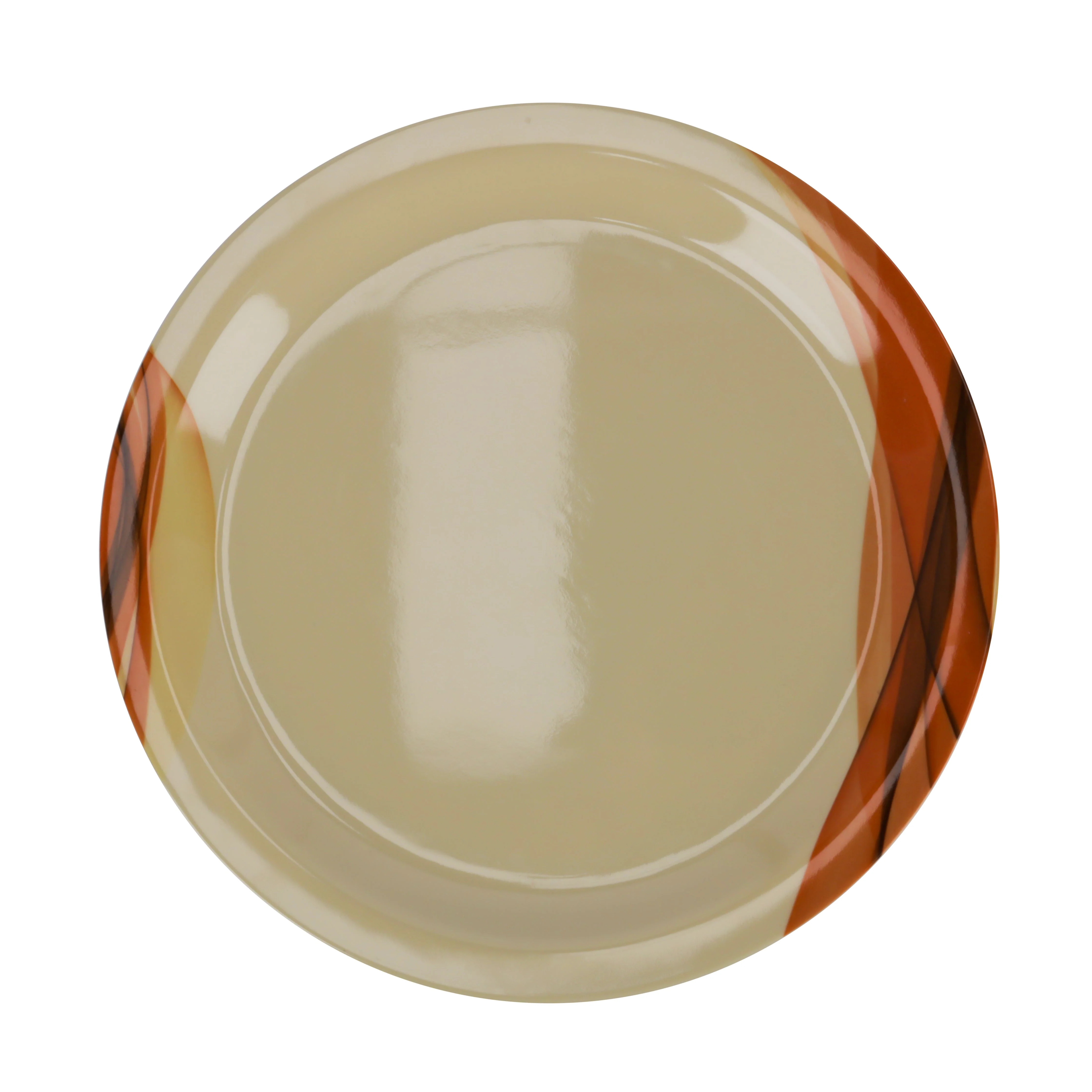 Royalford RF8078 Super Rays Dinner Plate | 11 Inch Heavy Weight FDA Approved Melamine Plate | Durable Food Grade Dinner Plate for Daily Home Dining & Restaurant Use - Image 3