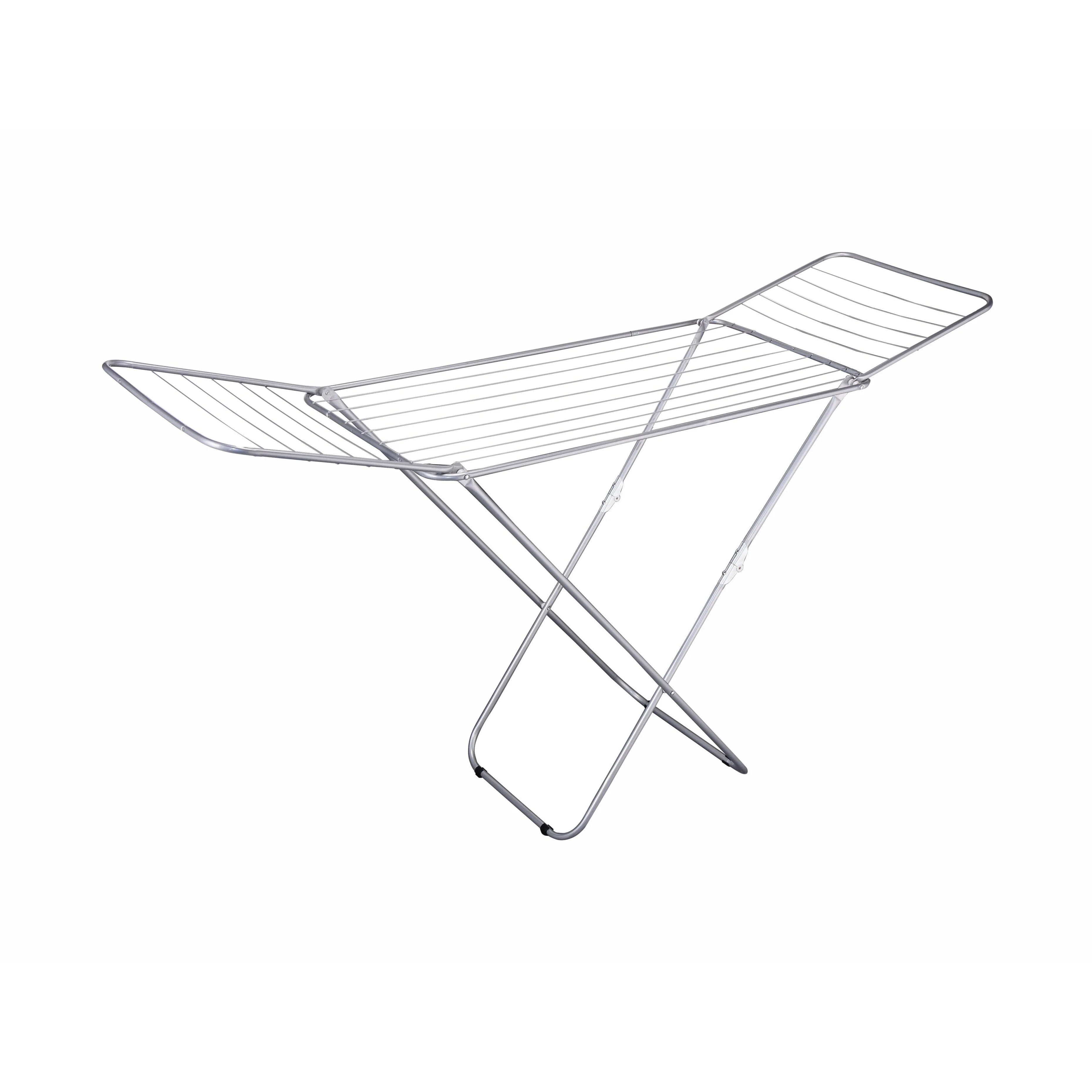 Royalford RF9342 Honest Cloth Dryer | Large Foldable Steel Clothes Drying Rack | Silver Powder Coating| Heavy-Duty Wire Construction & Space-Saving Design for Home Use