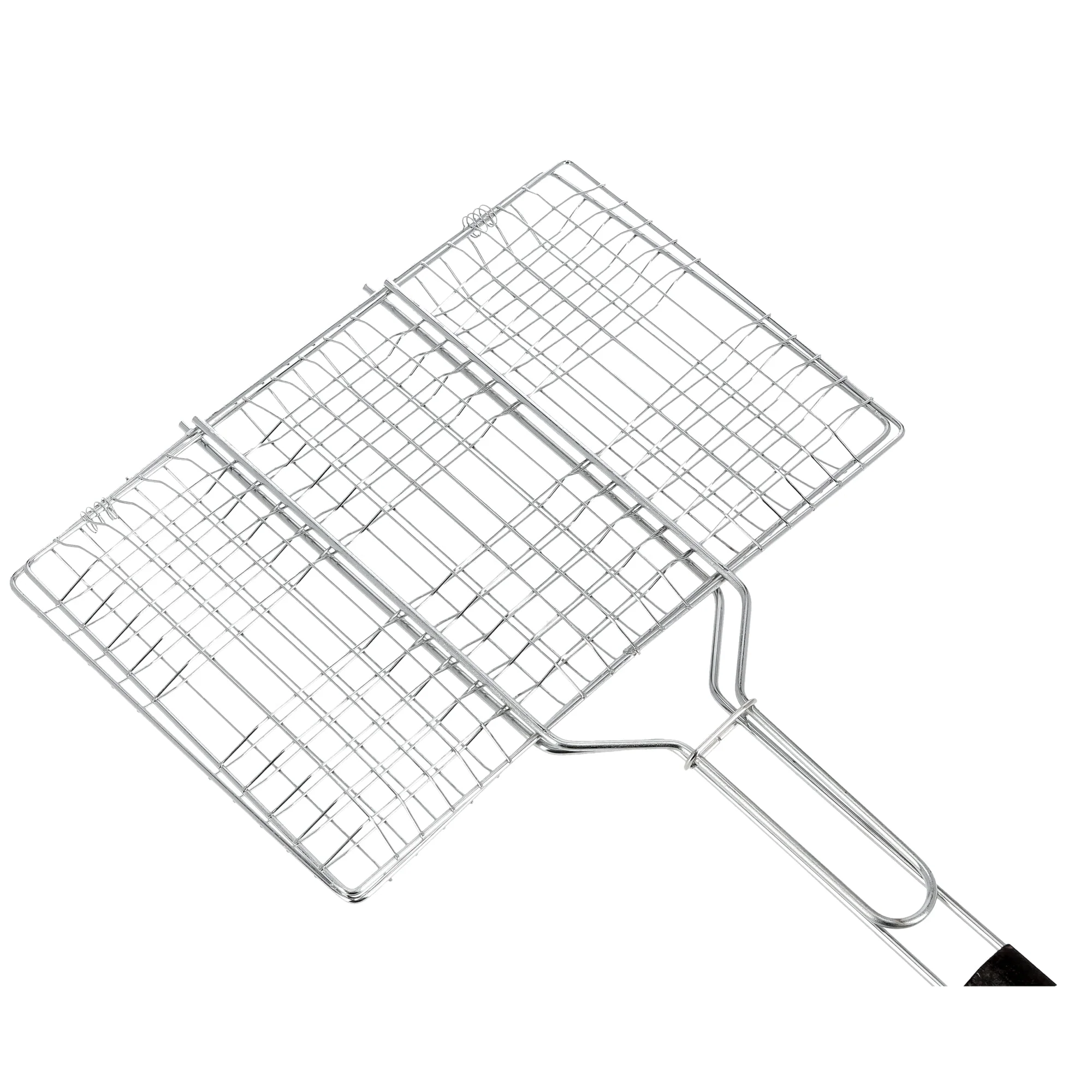 Royalford RF9394 Barbecue | Grill 33×23cm Size | Durable Metal BBQ Grill Basket | Heat Resistant Wooden Handle | Perfect for Outdoor BBQ Grilling, Fish, Meat & Vegetables - Image 4