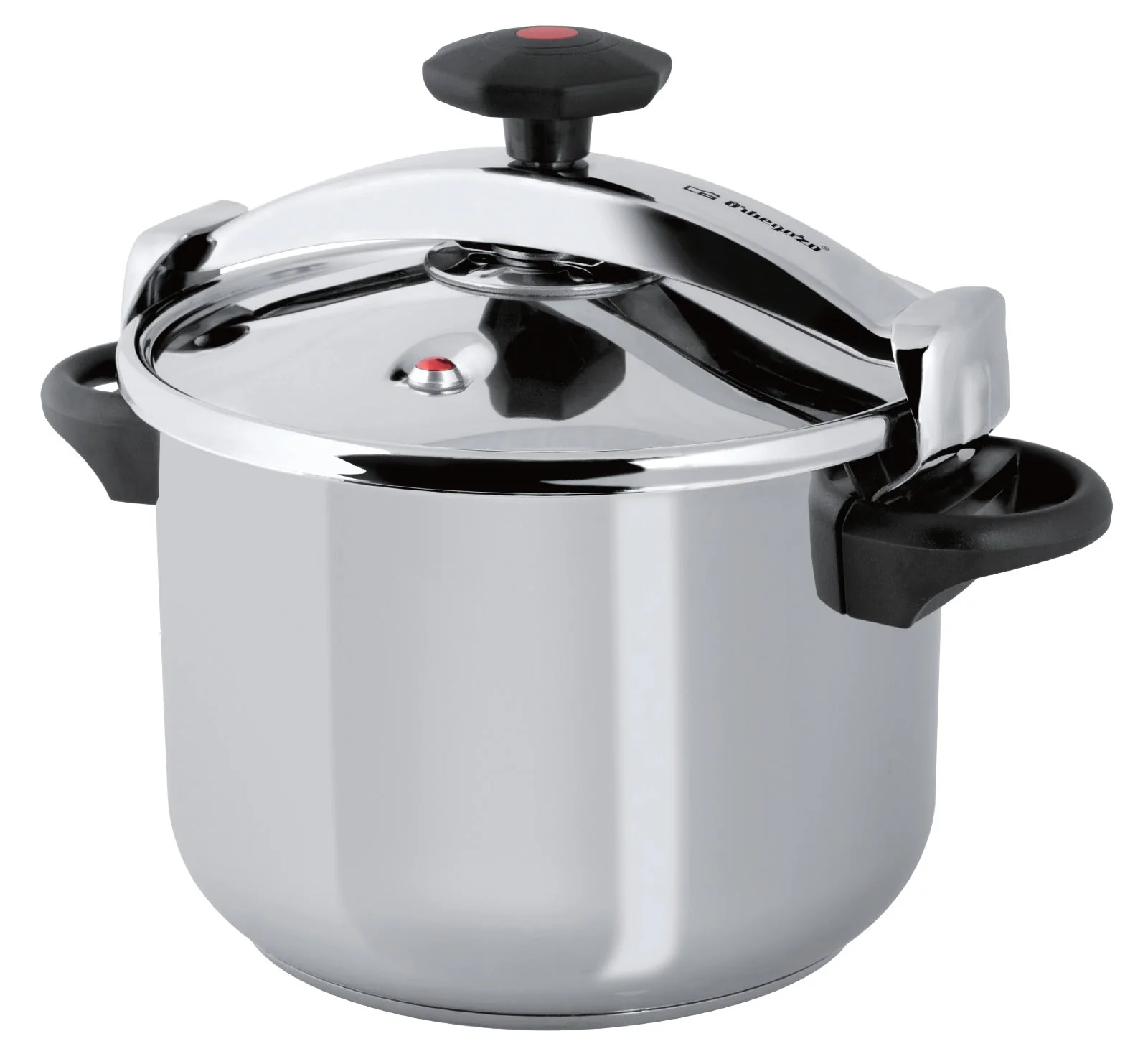 Royalford RF9651 Stainless Steel Pressure Cooker 9 Litre | Family Size Induction Compatible Pressure Cooker | Advanced Multi-Safety Device | Extra Thick Durable Body