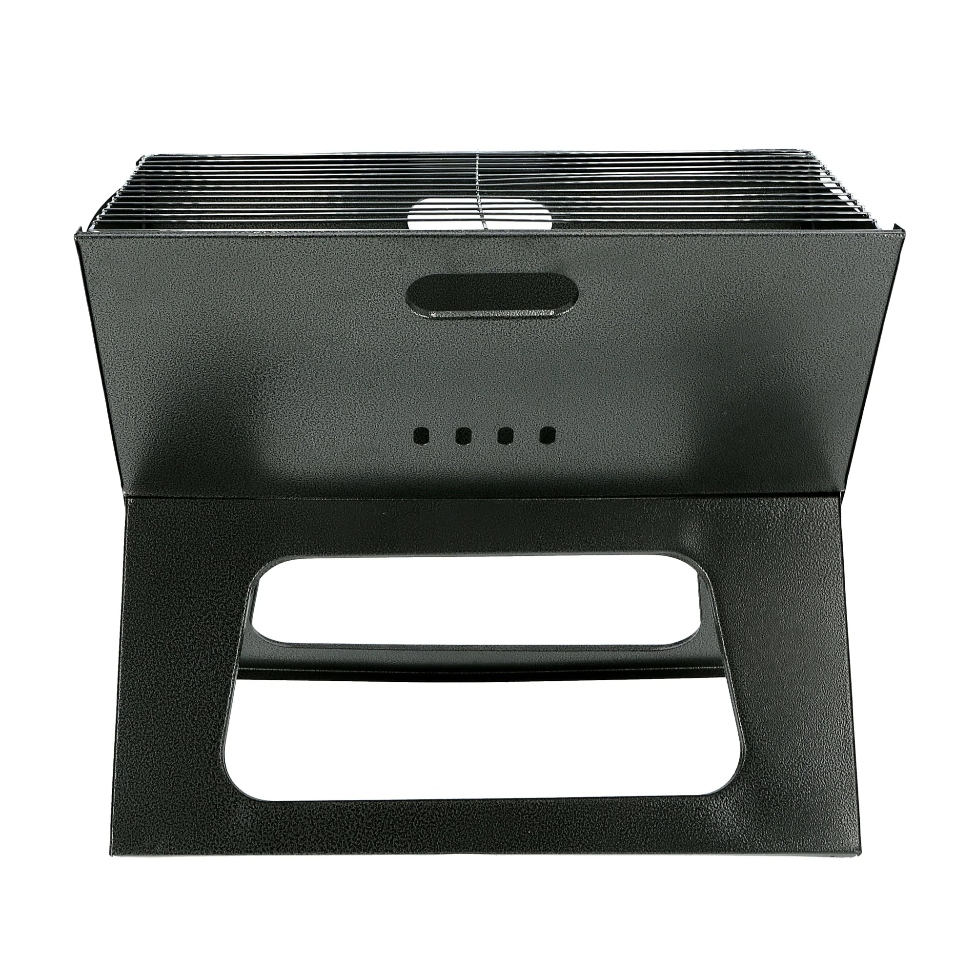 Royalford RF9764 Portable Foldable BBQ Grill | Lockable Grate for Camping & Outdoor Cooking | Lightweight Iron Barbecue | Space-Saving Design | Easy to Clean & Store - Image 3
