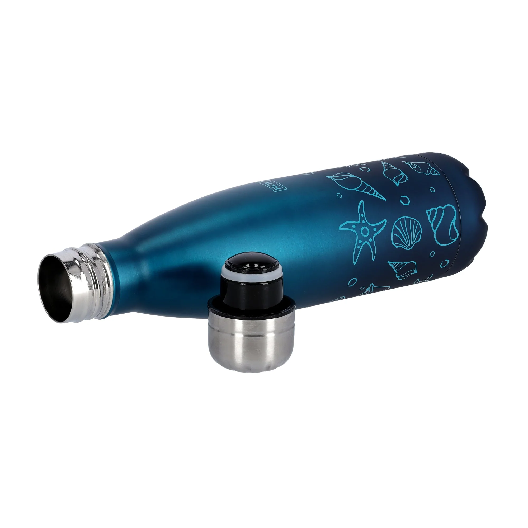 Royalford RF9789 Vacuum Bottle 500ml | Double Wall Stainless Steel Hot &  Cold Water Bottle | 304 Stainless Steel Inner Lining for Office, Travel , Gym and Outdoor Use - Image 3