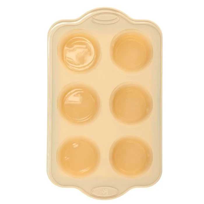 Royalford RF9801 Premium Non-Stick Muffin Tray, 6 Cup - Cupcake Tray/Baking Pan - Steel Build Frame, Silicone Mince Pie/Cupcake Tin - Ideal for Cupcakes Muffin Pie Yorkshire Pudding Baking - Image 3