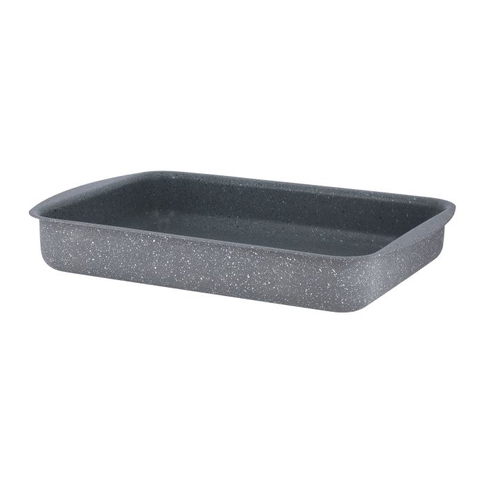 Royalford RF9927 Granite Coated Aluminium Rectangular Baking Pan | 40x28cm | Durable Heavy-Duty Bakeware with Premium Non-Stick Granite Coating | Easy to Clean - Image 4