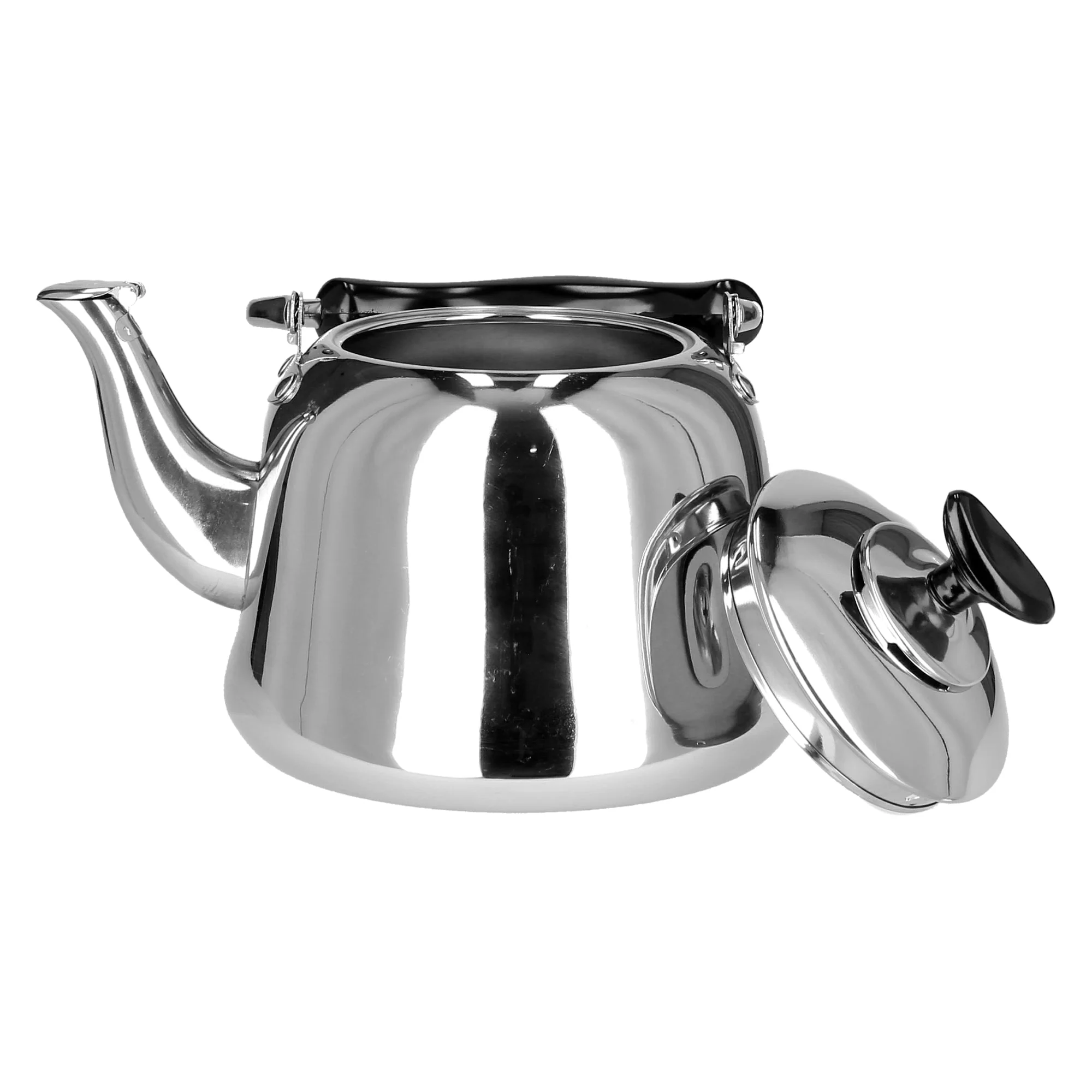Royalford Stainless Steel Whistling Kettle RF11043| 4.0 L Capacity |Mirror-Finish Body| Heat-Resistant Handle & Classic Whistle| Durable Stainless Steel| Dishwasher-Safe - Image 3