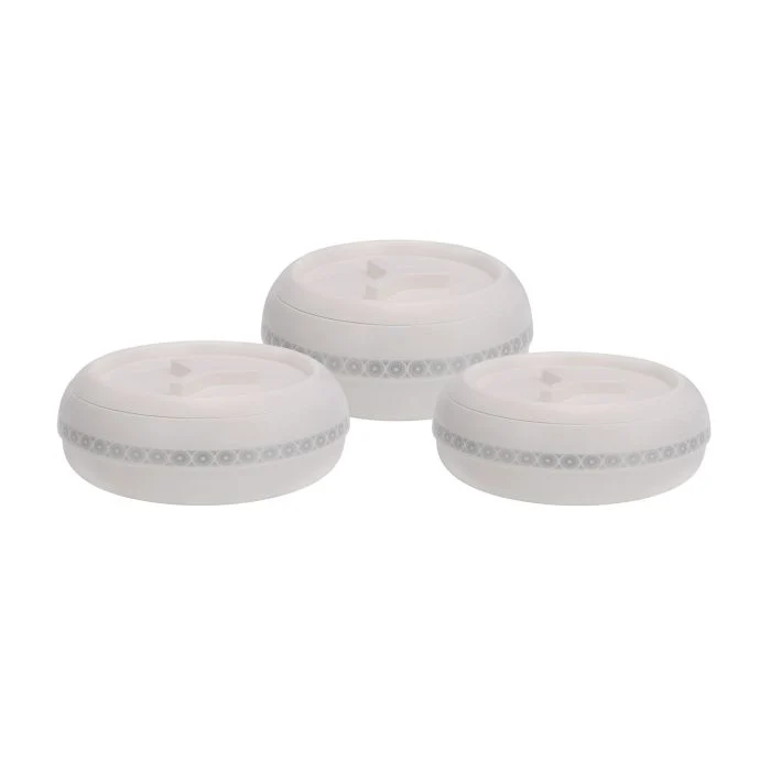 Royalford Zoria Insulated Casserole Set of 3- RF11033| PP Body with Stainless Steel Inner Casting Hotpot| Comes in Small, Medium and Large Sizes| BPA-Free| Easy to Carry - Image 6